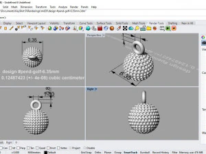 liontin pend-golf 3D Model