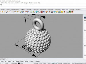 liontin pend-golf Modelo 3D