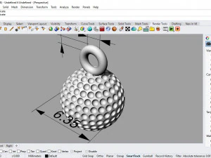 liontin pend-golf 3D Model