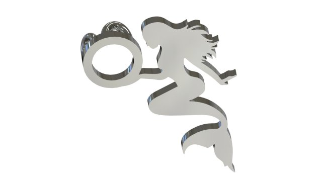 mermaidpen 3D Model .c4d .max .obj .3ds .fbx .stl .blend 