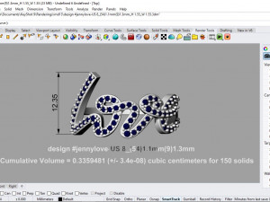 ring jenny love 3D Модель
