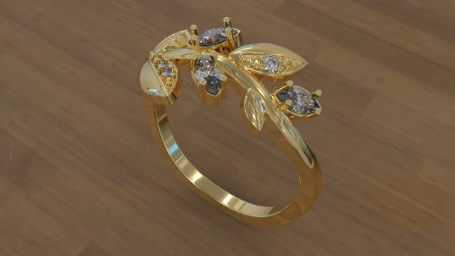 ring kathlen maxwell 3D Модель .c4d .max .obj .3ds .fbx .stl .blend 
