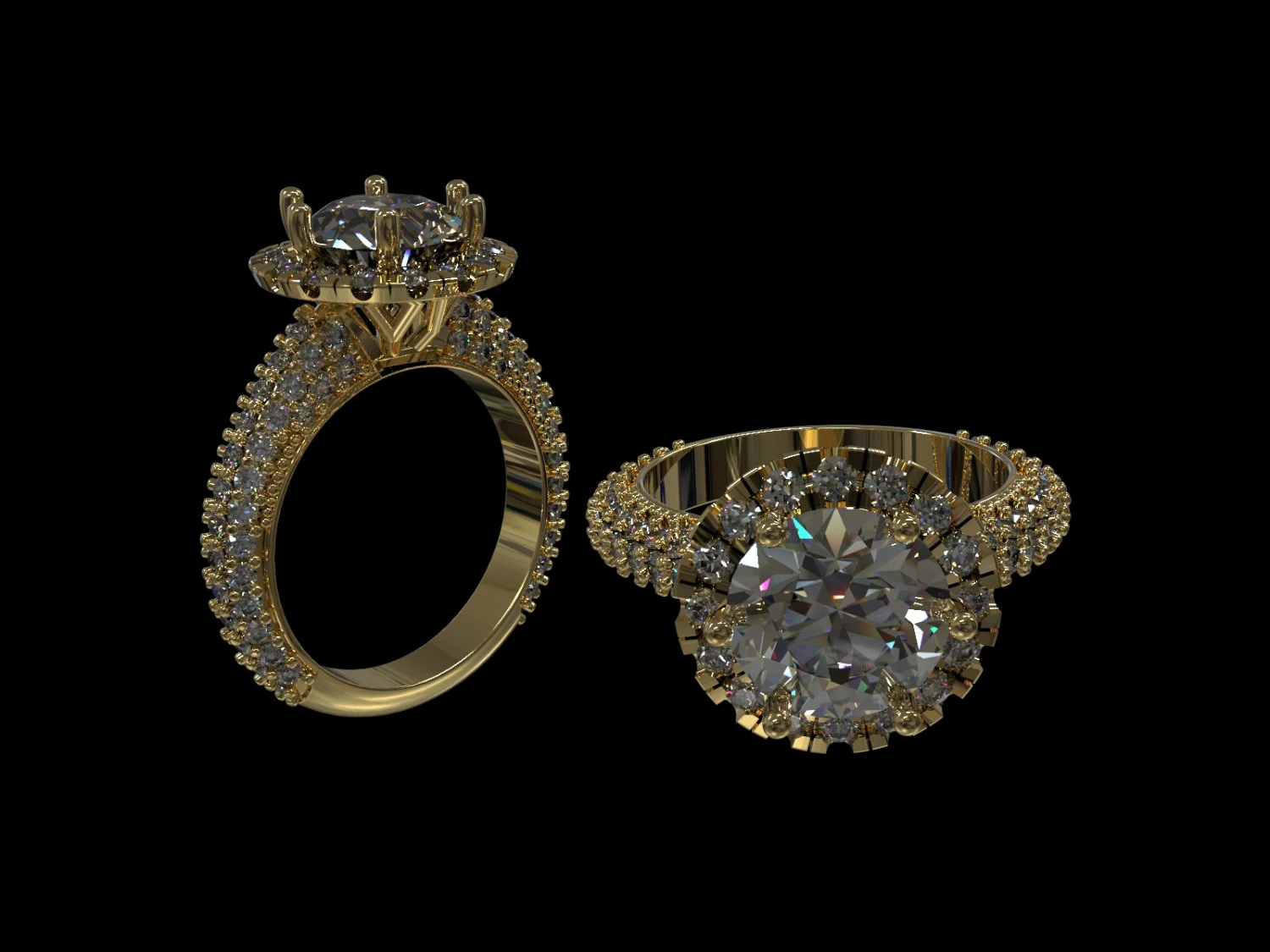 ring yenere xurren 3D Model .c4d .max .obj .3ds .fbx .stl .blend