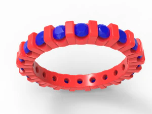 desain ring 10 ig 3D Model