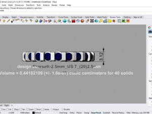 desain ring 10 ig 3Dモデル