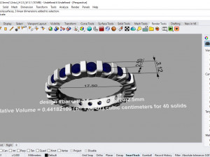 desain ring 10 ig 3Dモデル
