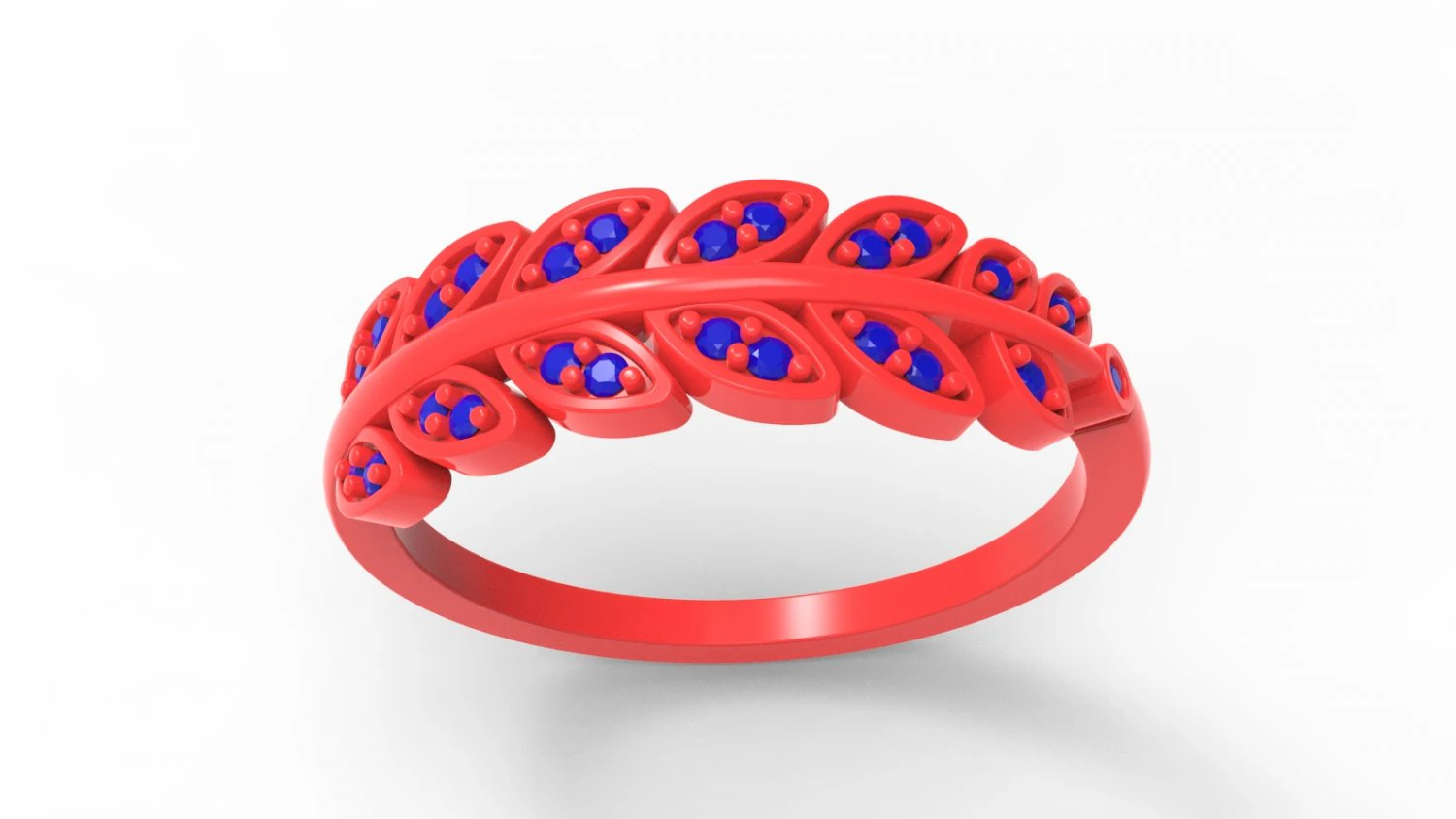 desain ring 11 ig 3D Model .c4d .max .obj .3ds .fbx .stl .blend 