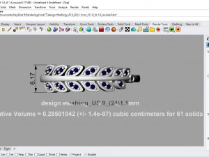 desain ring 11 ig Modello 3D