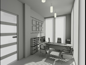 small office interior design 3dsmax scene 3Dモデル
