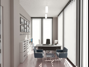 small office interior design 3dsmax scene 3Dモデル