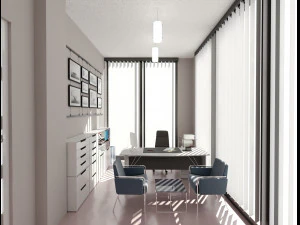 small office interior design 3dsmax scene 3D Model