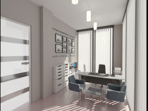 small office interior design 3dsmax scene 3Dモデル