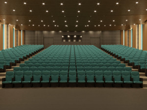 3dsmax auditorium hall concept 3D-Modell