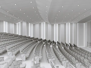 3dsmax auditorium hall concept 3D Model