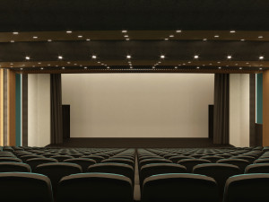 3dsmax auditorium hall concept 3D-Modell