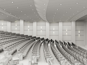 3dsmax auditorium hall concept 3D Model