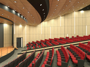 3d max conference hall auditorium theater 3Dモデル