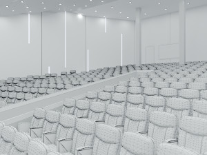3d max conference hall auditorium theater Model 3D