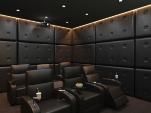 3dsmax cinema room home theatre Modèle 3D