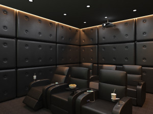 3dsmax cinema room home theatre Modèle 3D