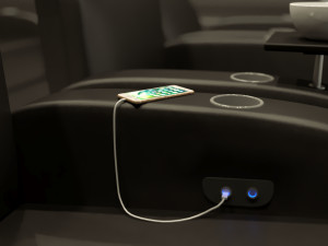 3d cinema room home theatre Modello 3D