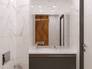 realistic hotel room interior design Model 3D