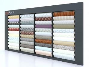 wallpaper display stand low-poly Modelo 3D