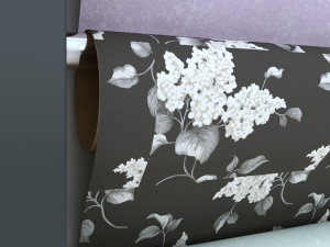 wallpaper display stand low-poly Modelo 3D