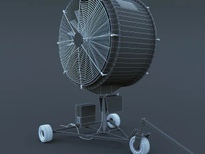 industrial turf fan 3D Model