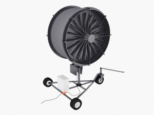 industrial turf fan 3D 模型