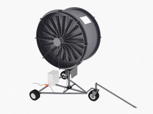 industrial turf fan 3D 模型