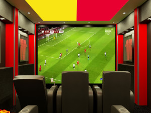 home cinema football team concept 3D Модель
