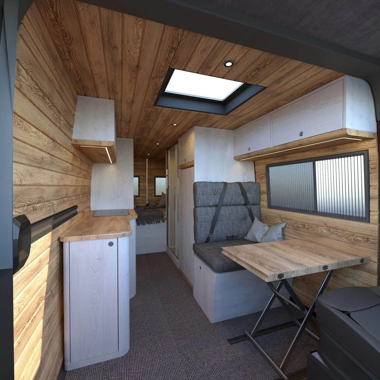 fiat ducato camper van interior design l4h2 3D Model .c4d .max .obj .3ds .fbx .stl .blend 