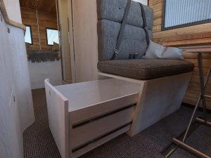 fiat ducato camper van interior design l4h2 3D Model