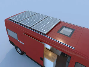 fiat ducato camper van interior design l4h2 3D Model