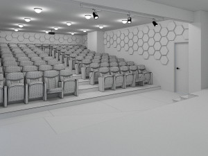 conference hall design 3D Model
