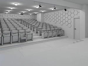 conference hall design 3D Model