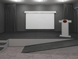 conference hall design 3D Model