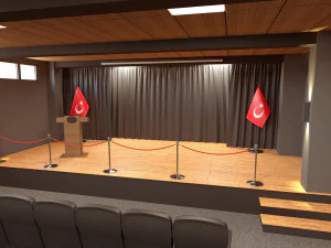 theater hall design 3D Model