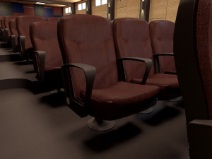 theater hall design 3D Model