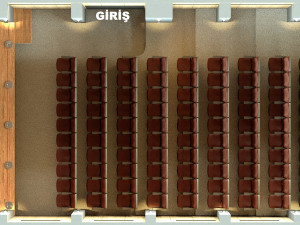 theater hall design 3D Model