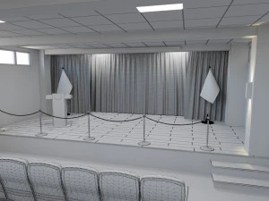 theater hall design 3D Model