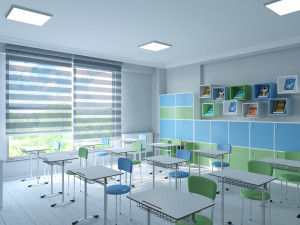 classroom interior scene Modèle 3D