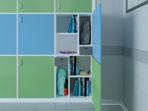 classroom interior scene Modèle 3D
