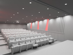 auditorium and theater hall design Model 3D