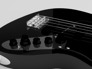 bass guitar 3D Model