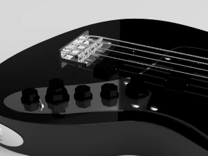 bass guitar 3D Model