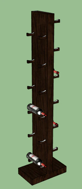 wine cabinet 3D Model .c4d .max .obj .3ds .fbx .stl .blend 