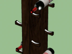 wine cabinet 3D Model