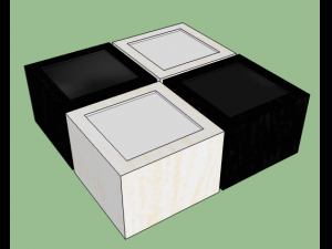 table for living room Modelo 3D